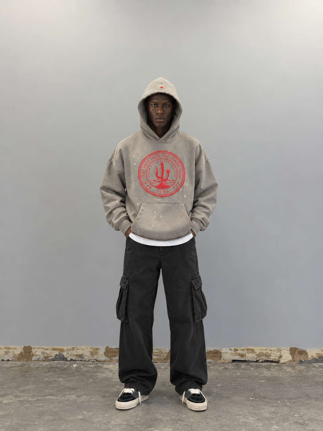 Emblem Hoodie (Cloud Grey)