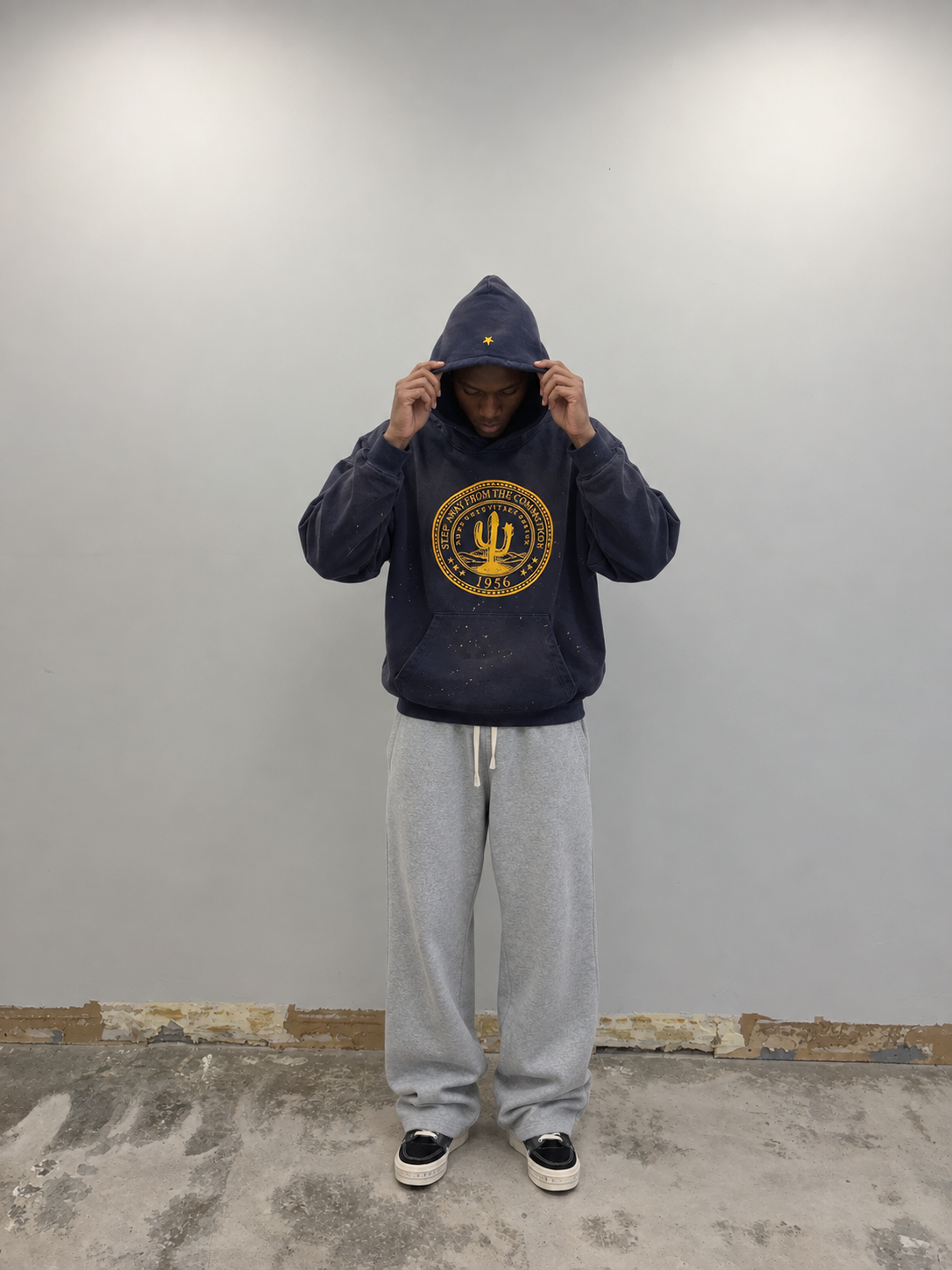 Emblem Hoodie (Deep Navy)