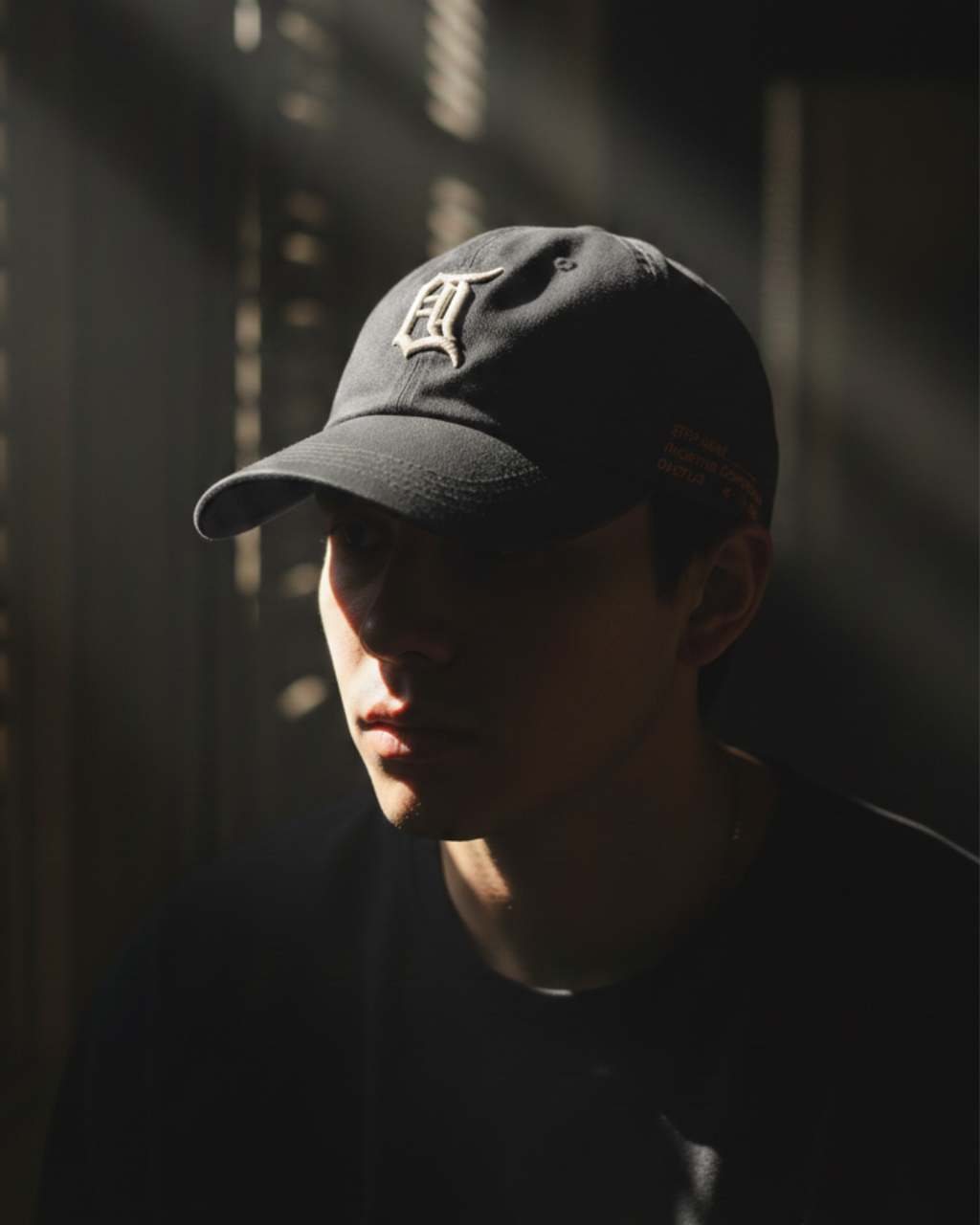 C Logo Cotton Hat (Black)