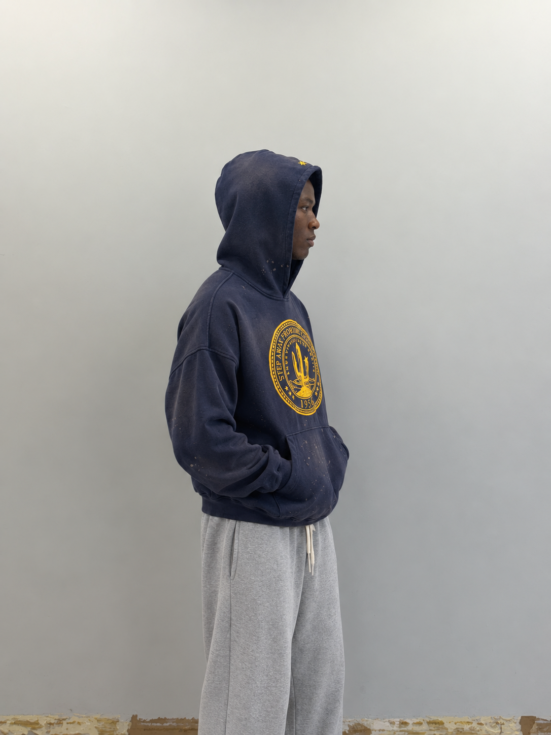 Emblem Hoodie (Deep Navy)