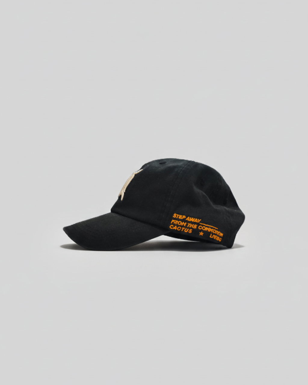 C Logo Cotton Hat (Black)