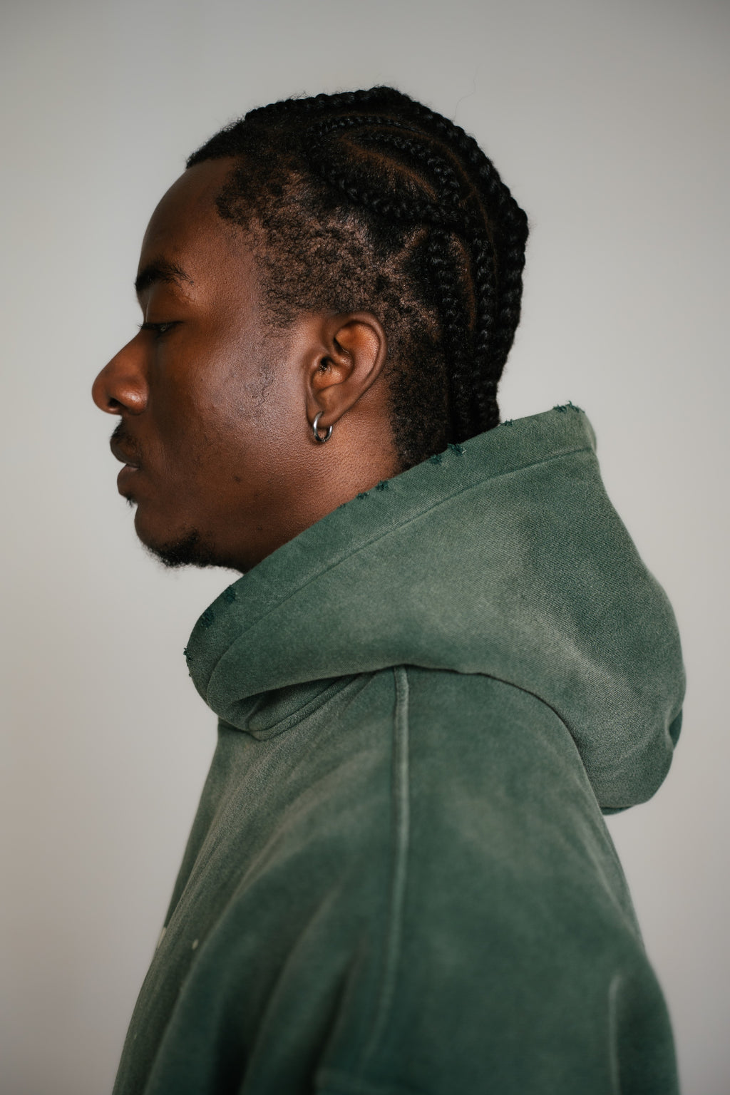 CACTUS STAR HOODIE (Forest Green)
