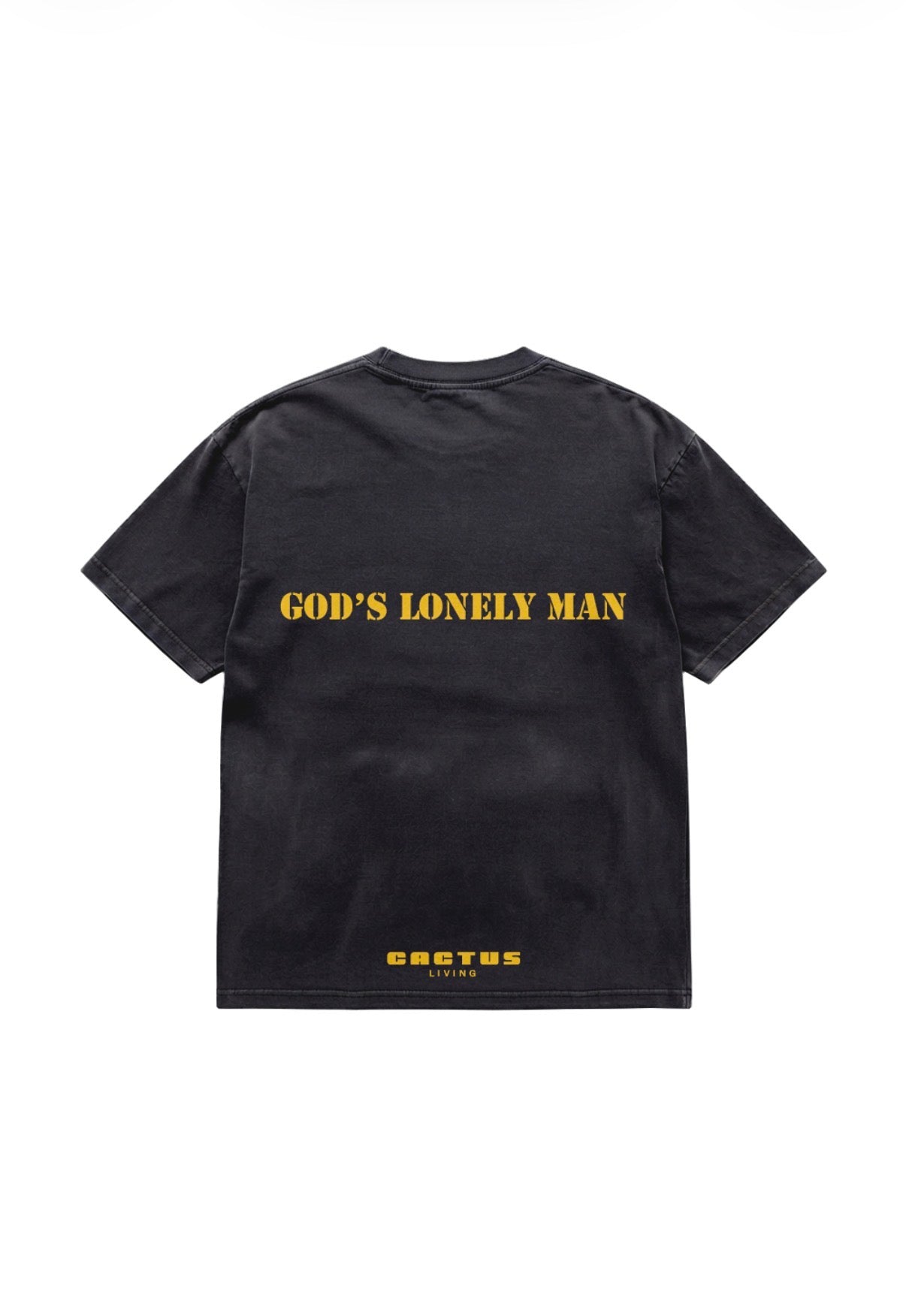 God's Lonely Man Tee (Charcoal Black)