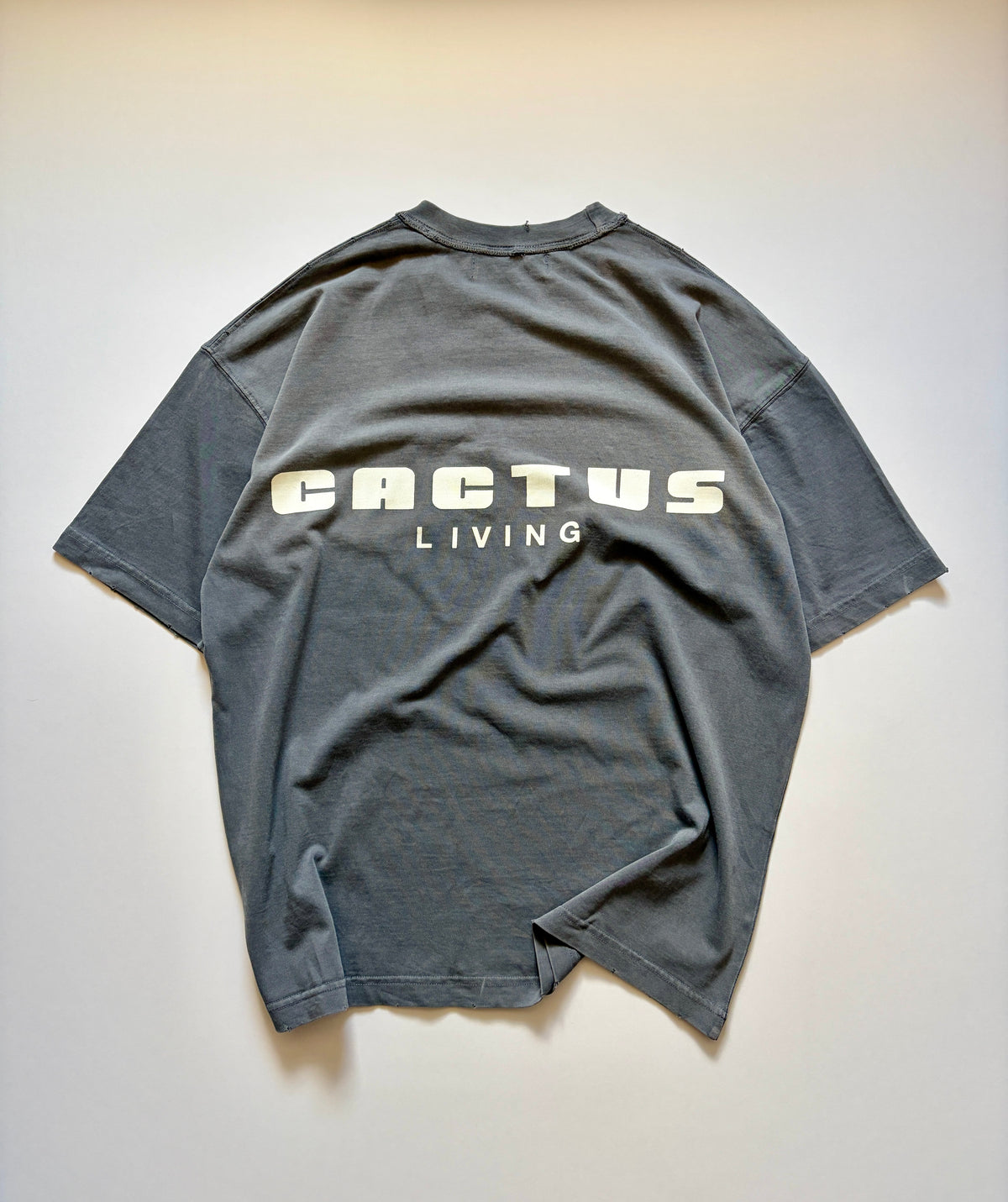 Cactus 24/7 Living Tee - 001 (Metal Dark Grey) Organic cotton
