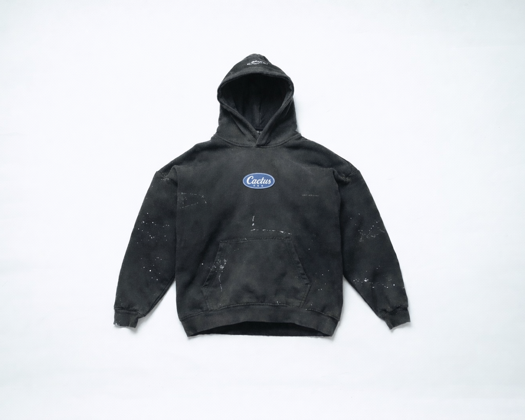 CACTUS STAR HOODIE (Dusk black)