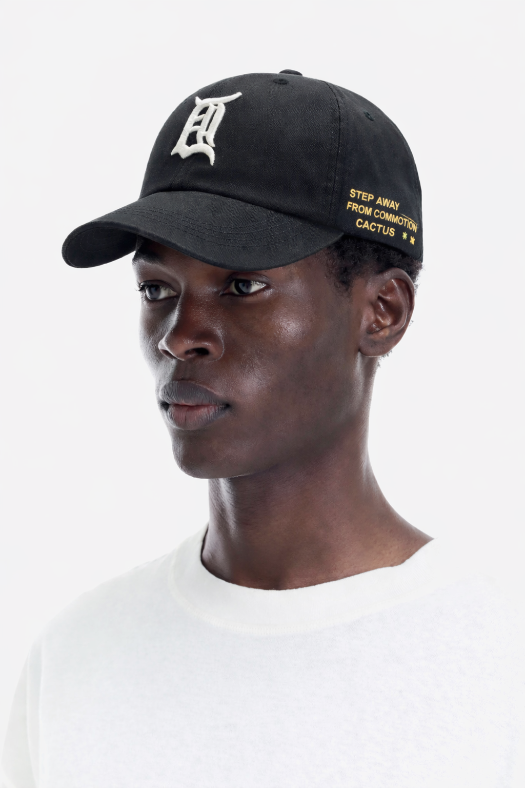 C Logo Cotton Hat (Black)