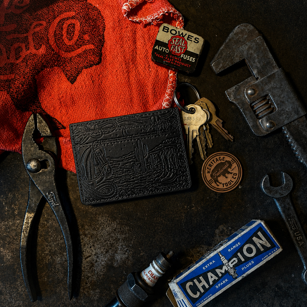 Cowboy Card Holder