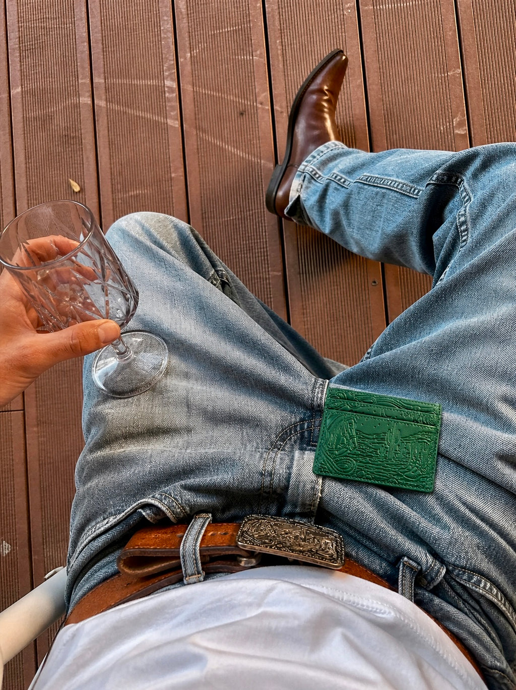 Cowboy Card Holder
