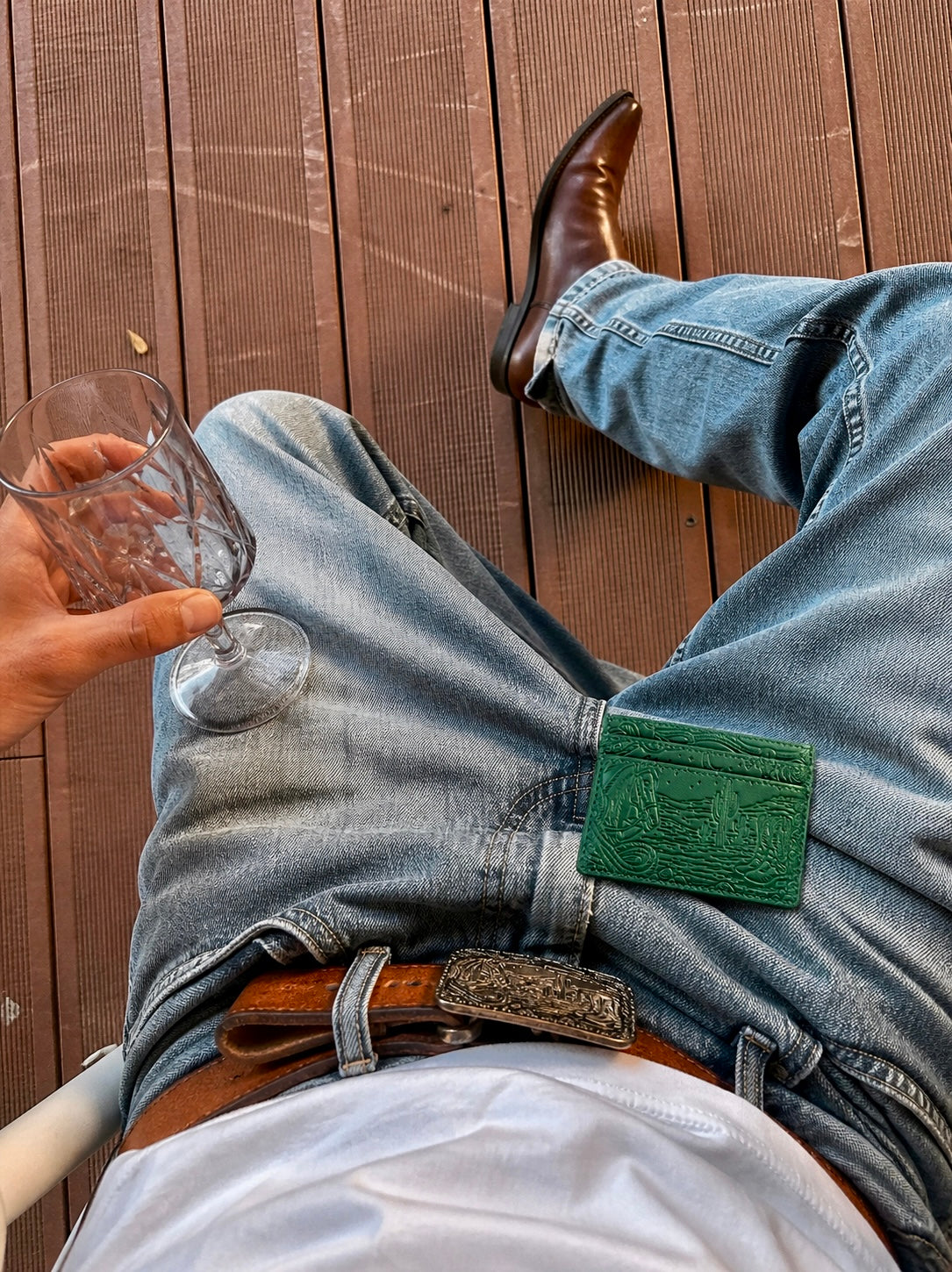 Cowboy Card Holder
