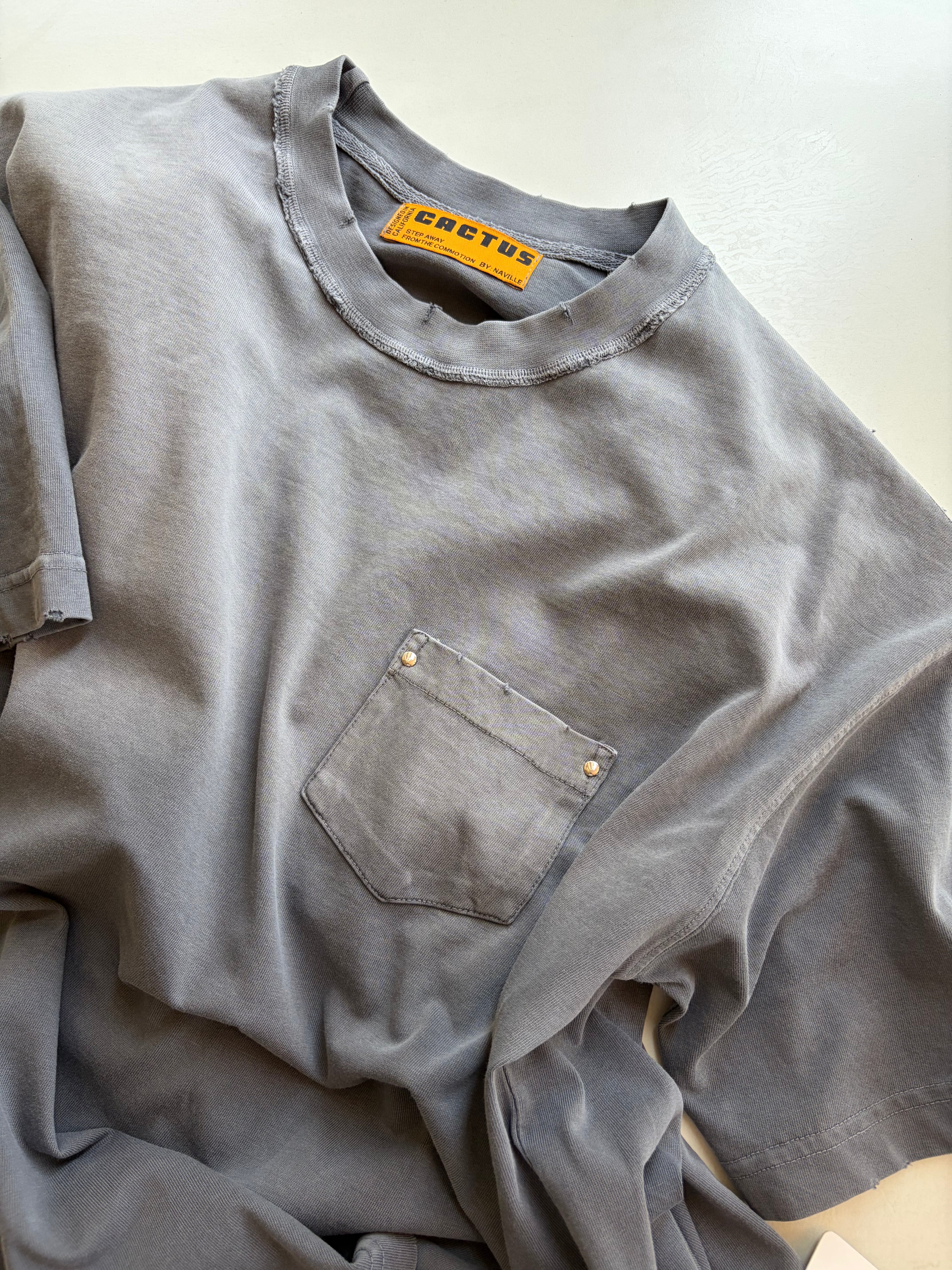 Cactus 24/7 Living Tee - 001 (Metal Dark Gray)