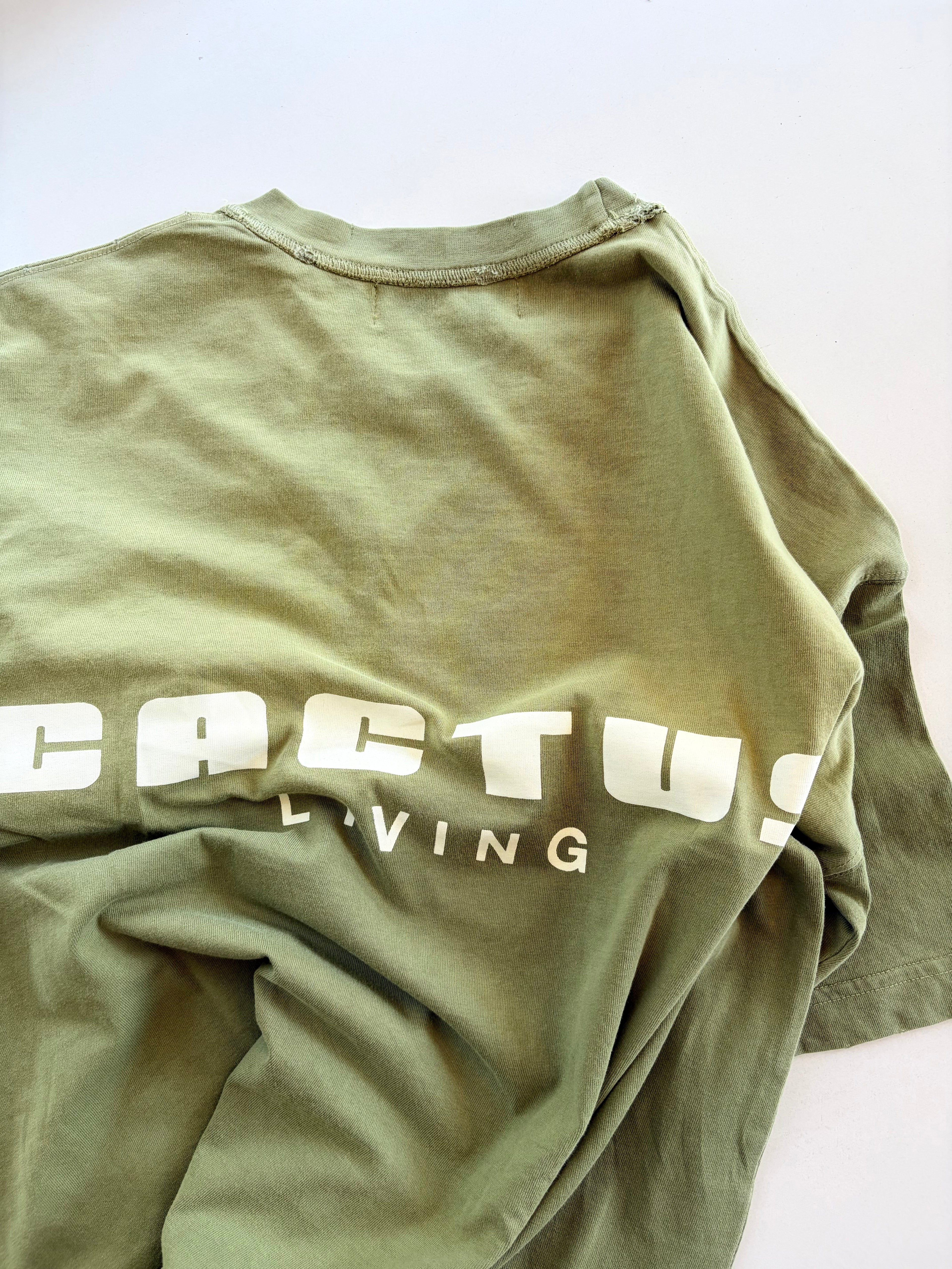 Cactus 24/7 Living Tee - 001 (Bottle Green)