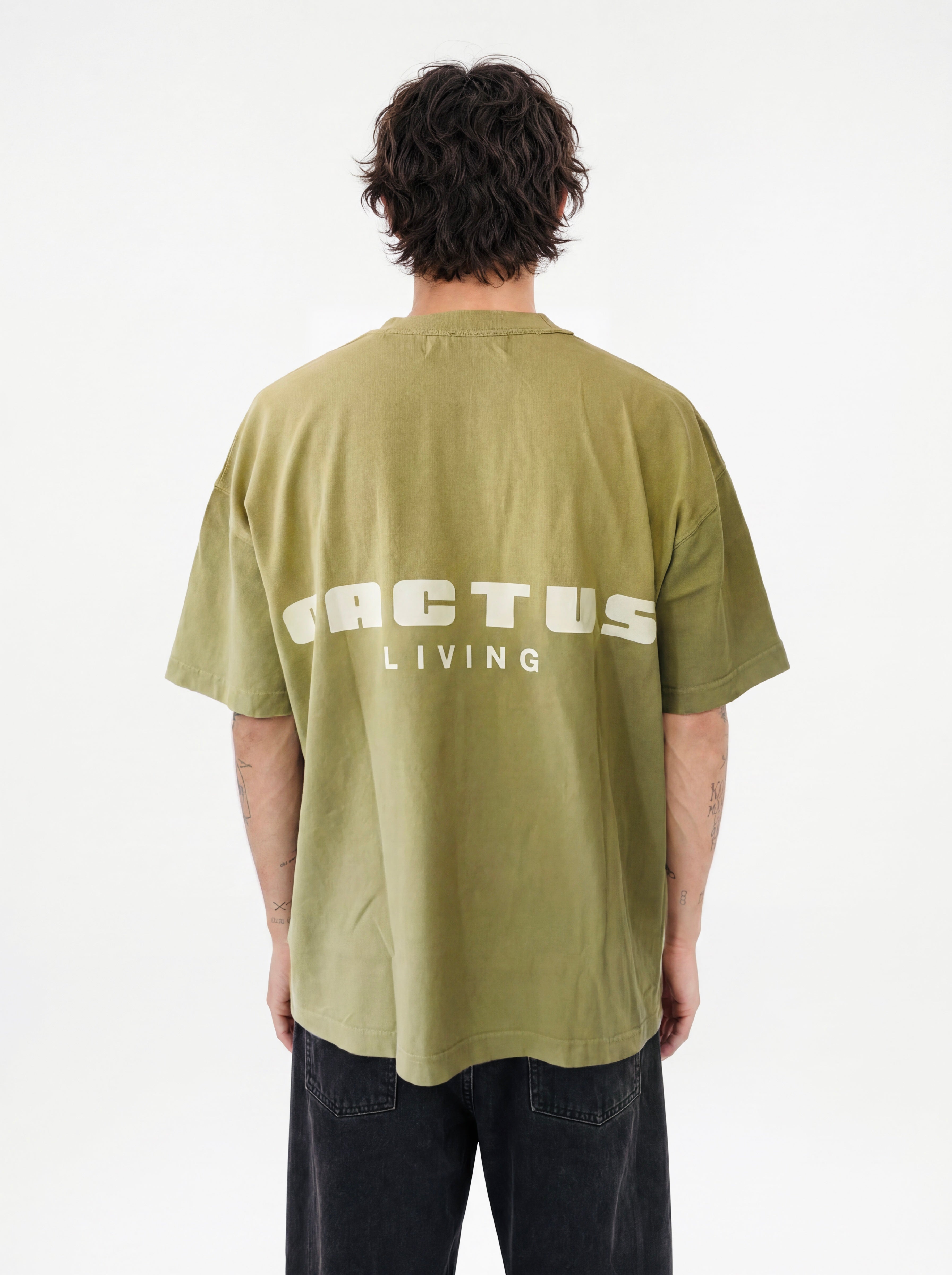 Cactus 24/7 Living Tee - 001 (Bottle Green)