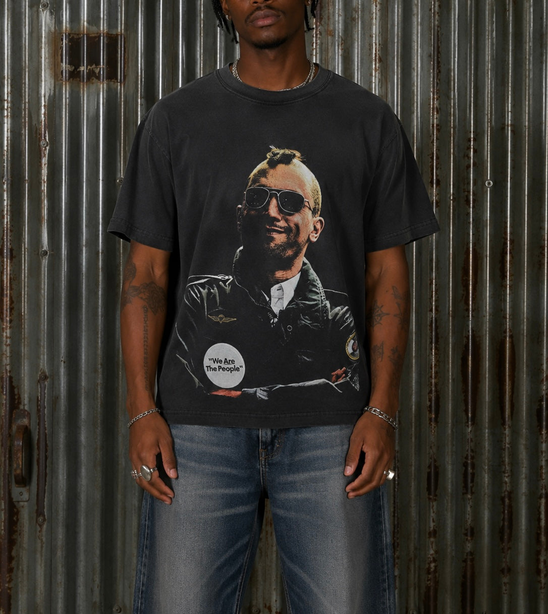 God's Lonely Man Tee (Charcoal Black)