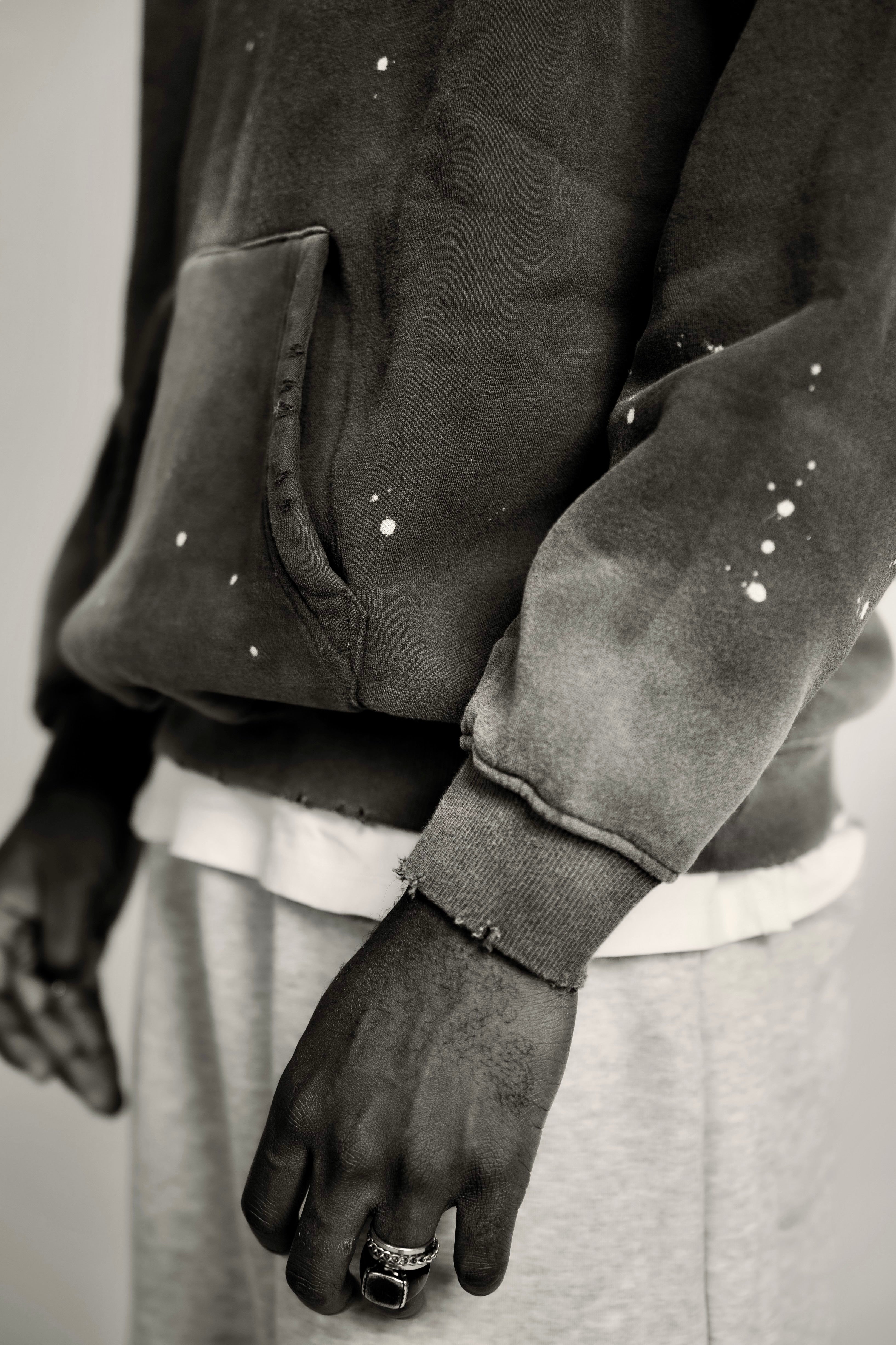 CACTUS STAR HOODIE (Dusk black)