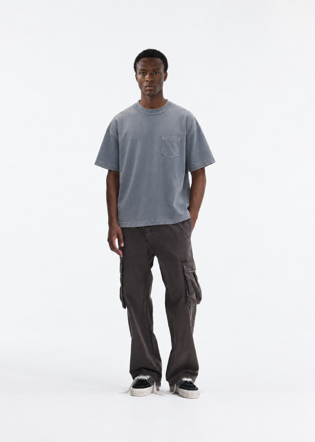 Cactus 24/7 Living Tee - 001 (Metal Dark Grey) Organic cotton