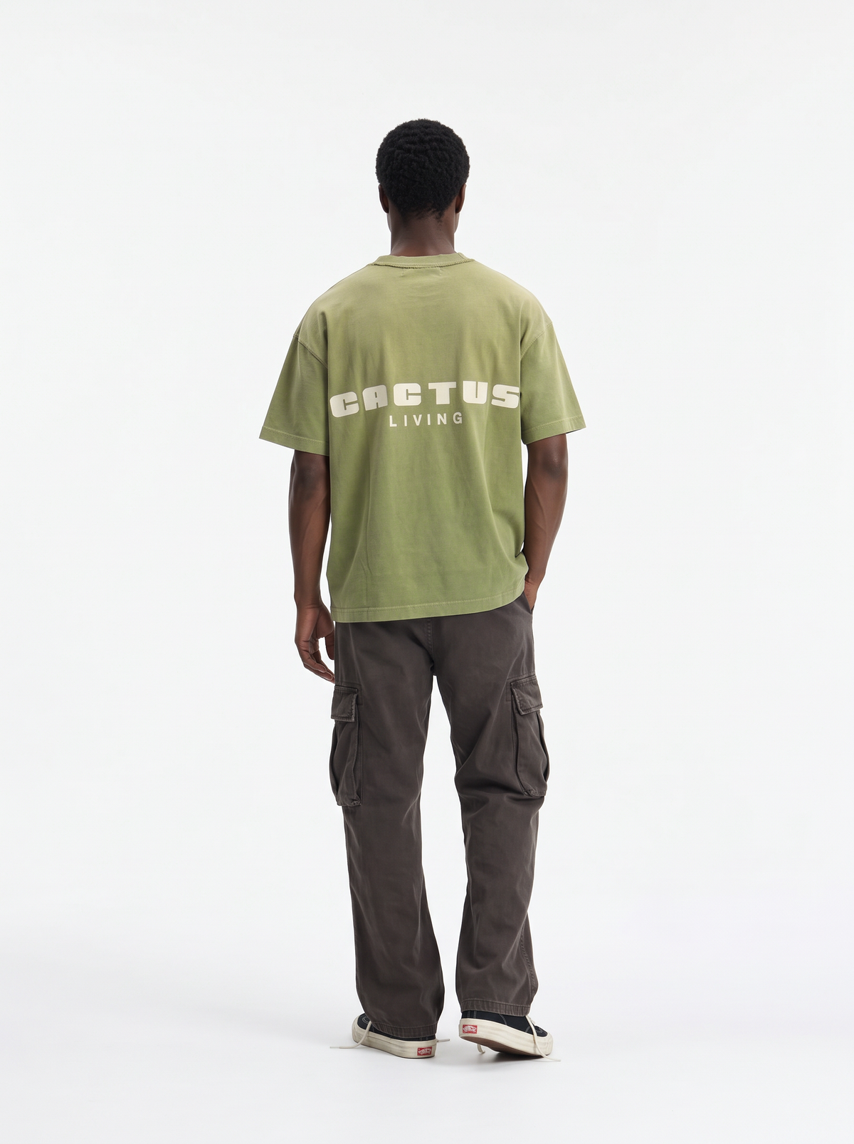 Cactus 24/7 Living Tee - 001 (Bottle Green) Organic Cotton
